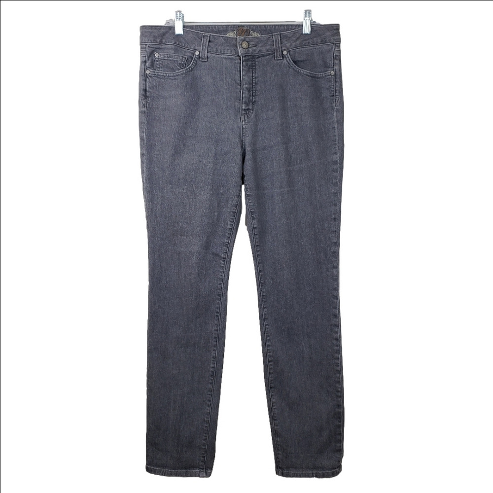 Miraclebody Jeans Gray Size 14 Ankle Skinny Casual Classic Denim Jeans